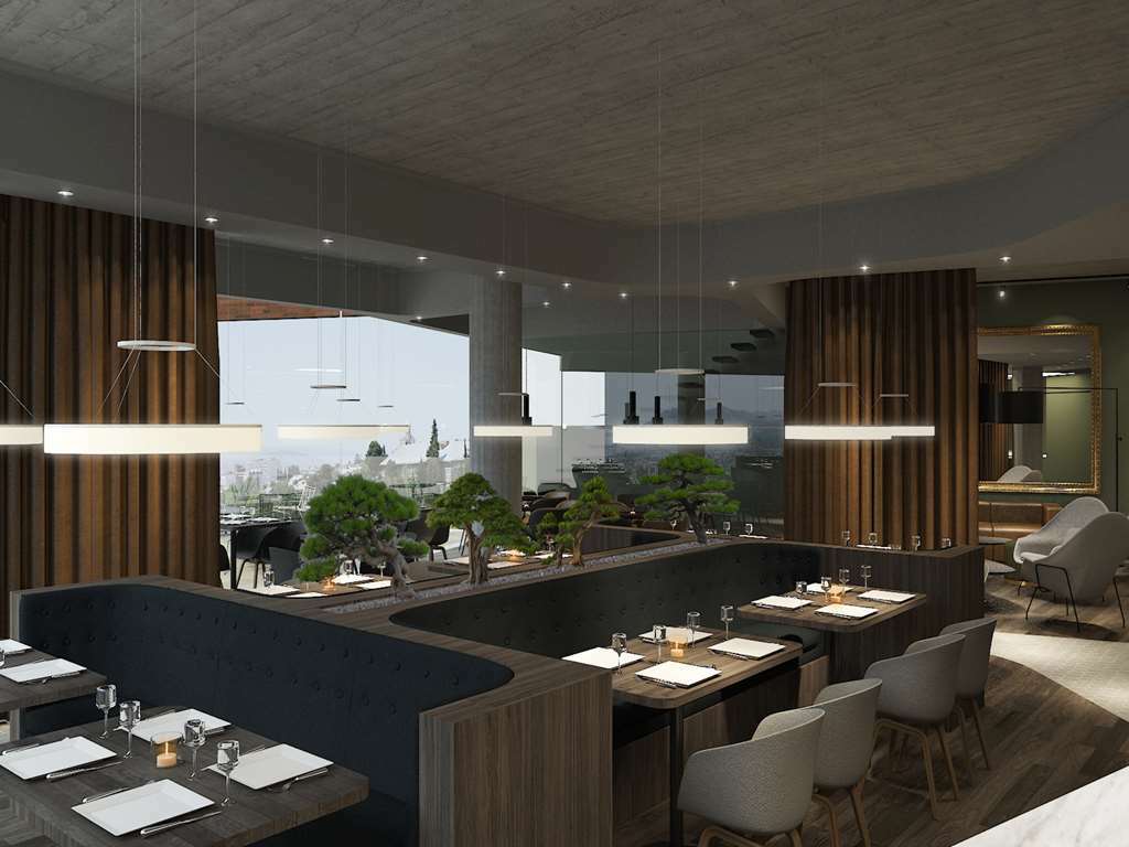ホテル Golden Tulip Design ティビリシ レストラン 写真